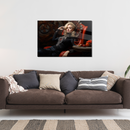 Glasschilderij - Exclusive - Liggend - Velvet Viola