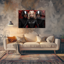 Glasschilderij - Exclusive - Liggend - Red Velvet Models