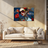 Glasschilderij - Exclusive - Liggend - Model Edele Elegance