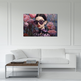 Glasschilderij - Exclusive - Liggend - Luxe Illusie