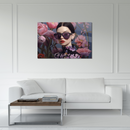 Glasschilderij - Exclusive - Liggend - Luxe Illusie