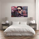 Glasschilderij - Exclusive - Liggend - Luxe Illusie