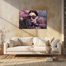 Glasschilderij - Exclusive - Liggend - Luxe Illusie