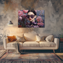 Glasschilderij - Exclusive - Liggend - Luxe Illusie