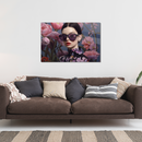 Glasschilderij - Exclusive - Liggend - Luxe Illusie