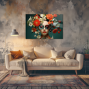 Glasschilderij - Exclusive - Liggend - Bloeiende Blik