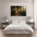 Glasschilderij - Exclusive - Liggend - Urbex Verlaten Tram