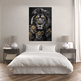 Glasschilderij - Exclusive - Staand - Titel