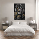 Glasschilderij - Exclusive - Staand - Titel