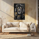 Glasschilderij - Exclusive - Staand - Titel