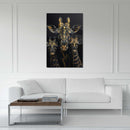 Glasschilderij - Exclusive - Staand - Titel