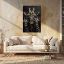 Glasschilderij - Exclusive - Staand - Titel