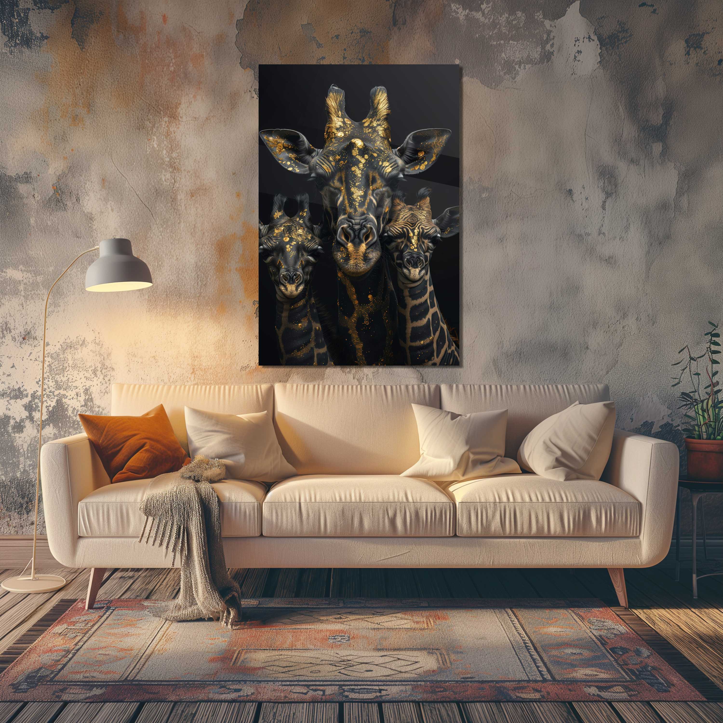 Glasschilderij - Exclusive - Staand - Titel