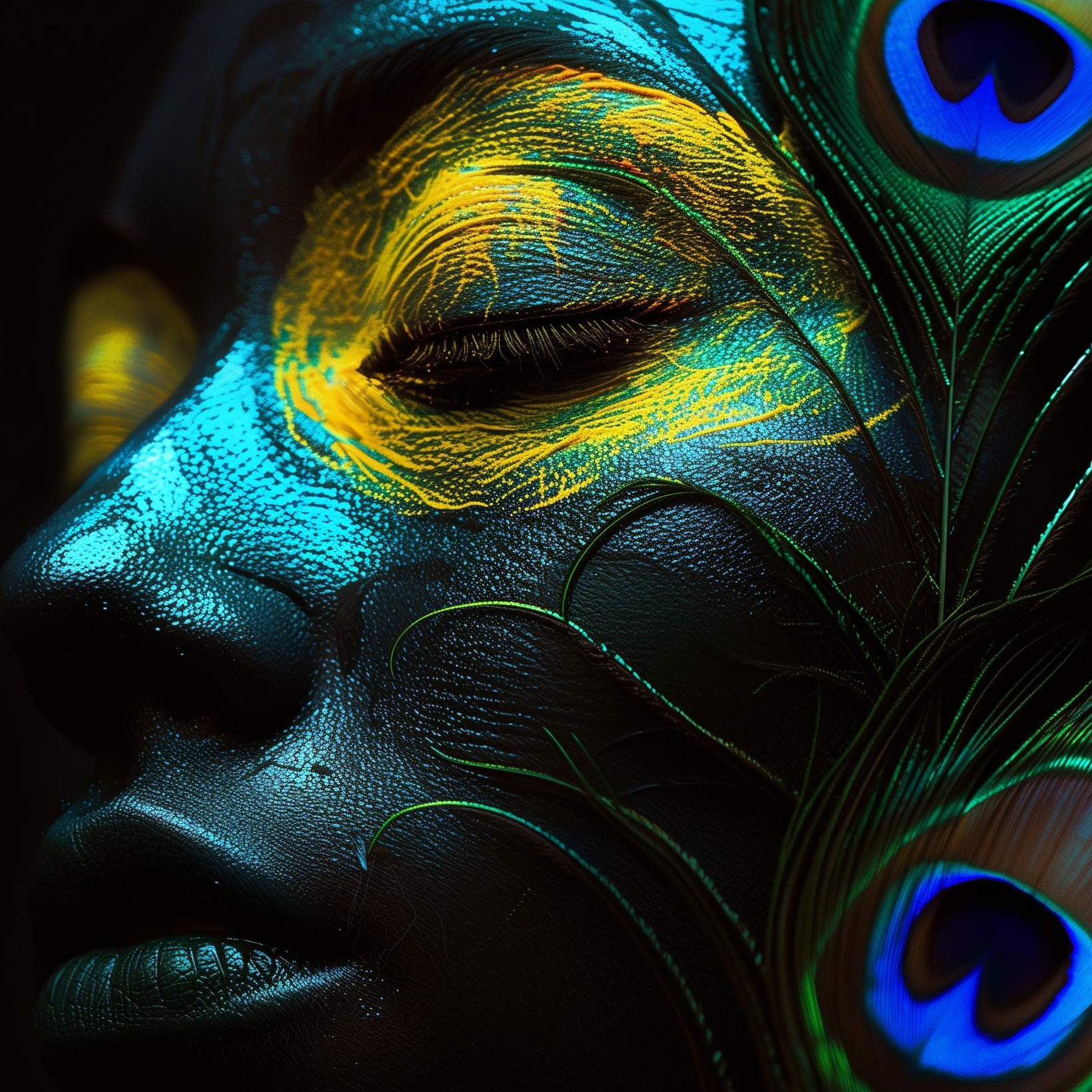 Glasschilderij - Exclusive - Staand - Oase 100x150x0.4 cm