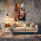 Glasschilderij - Exclusive - Staand - de Wildheid