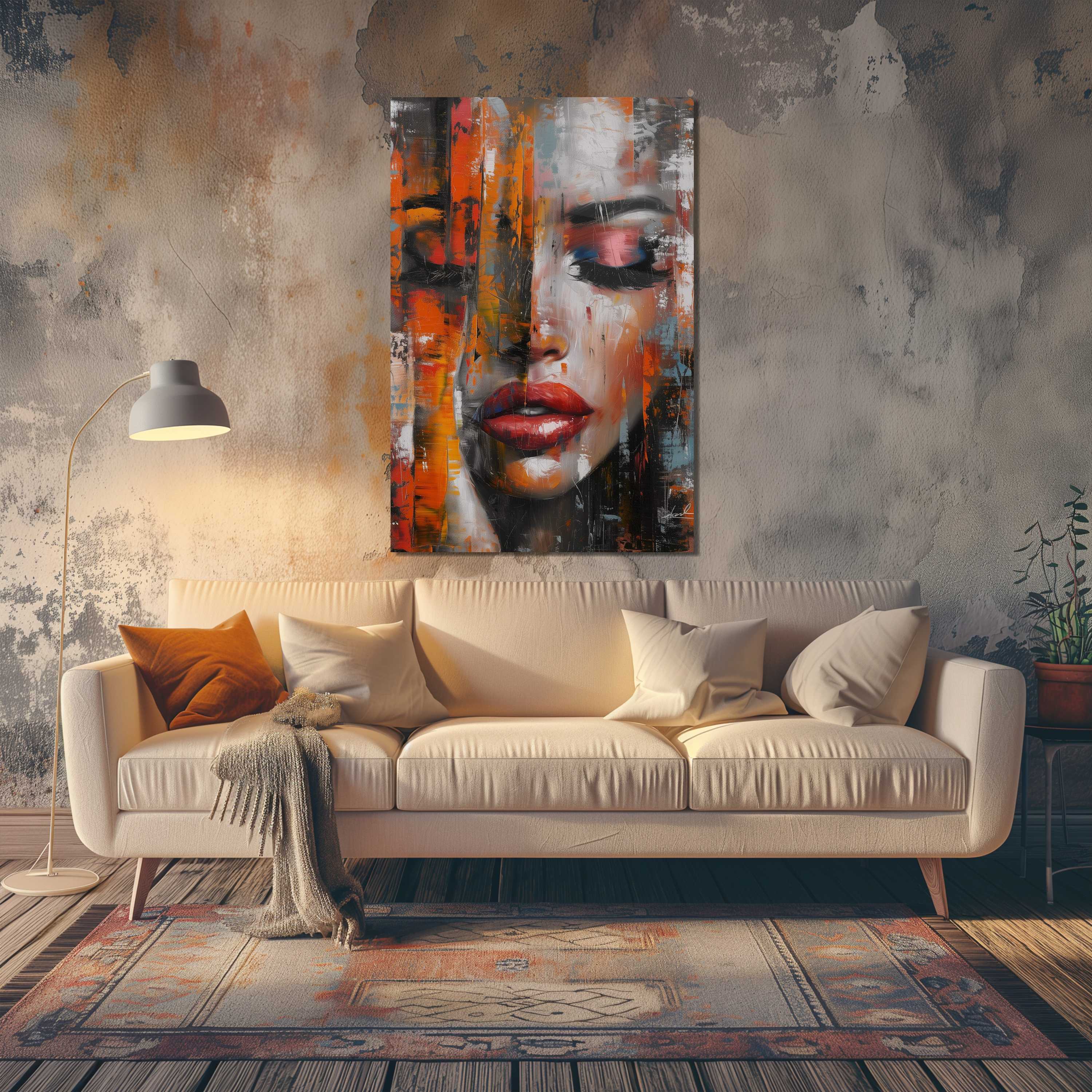 Glasschilderij - Exclusive - Staand - de Wildheid