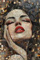 Glasschilderij - Exclusive - Staand - de Mist 100x150x0.4 cm