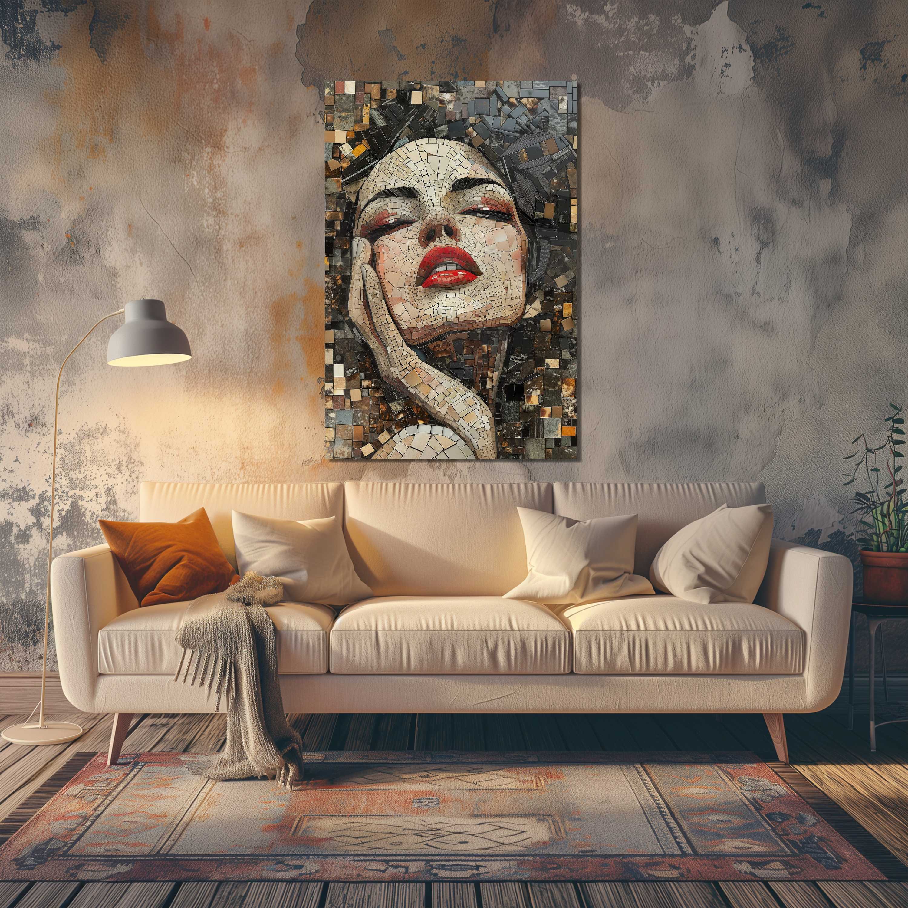 Glasschilderij - Exclusive - Staand - de Mist