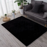 Fluffy vloerkleed - Zwart - Tapijt 160x230cm
